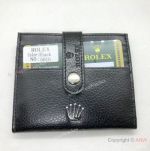 New Style Rolex Card Holder - Black Leather - AAA Quality